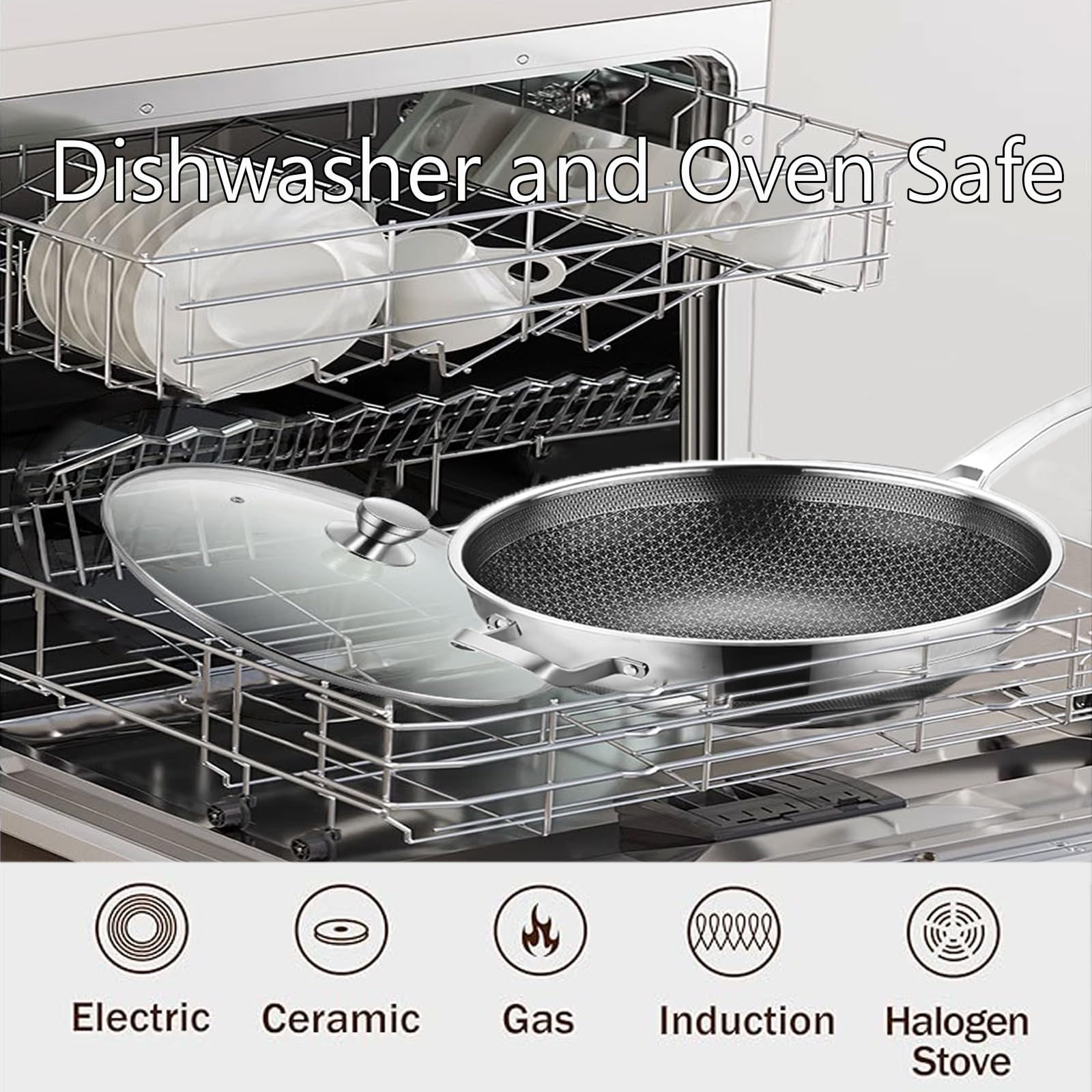 Toutrop Wok compatible con inducción y más cocinas