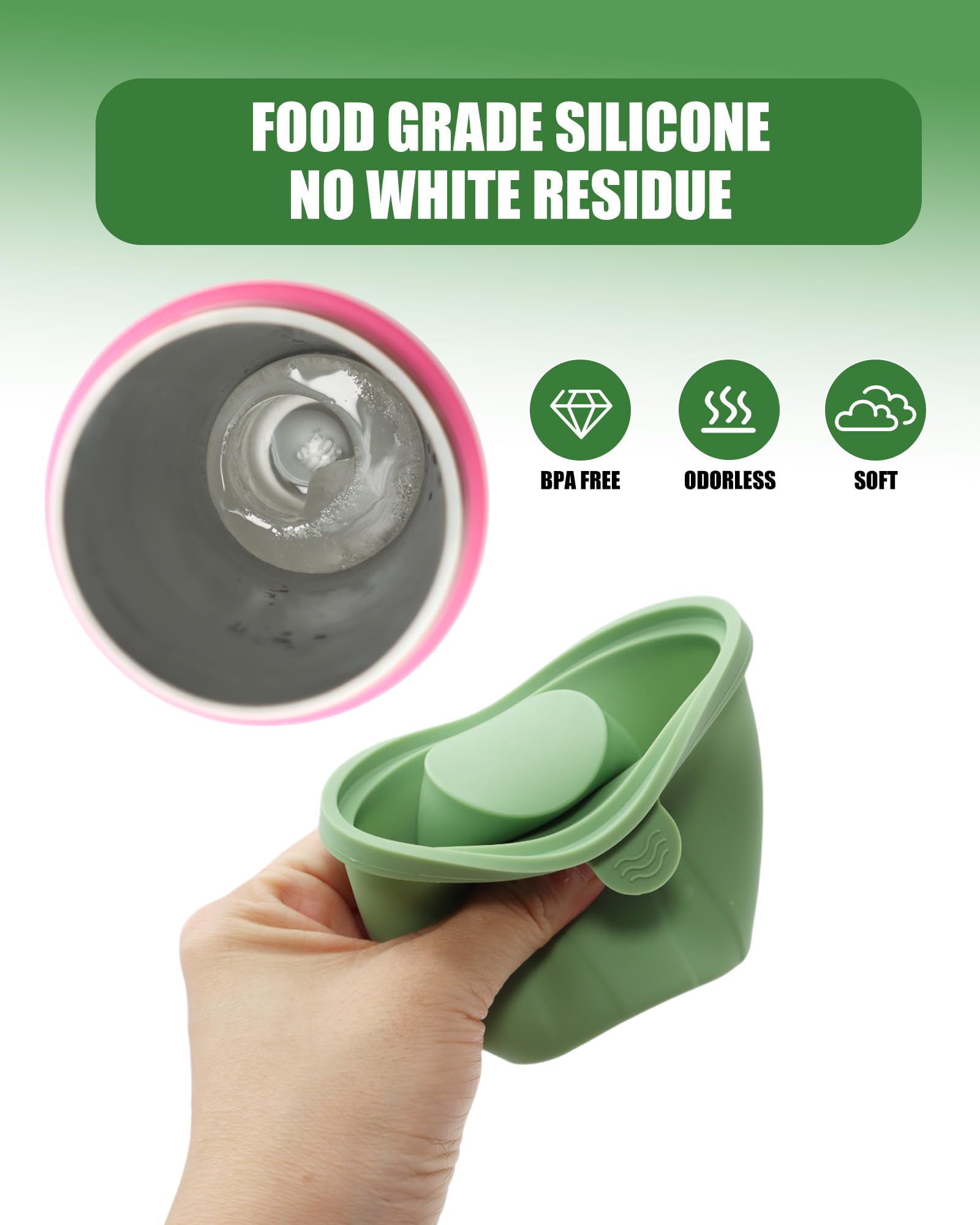 Apto para alimentos y libre de BPA en silicona TOVICE.