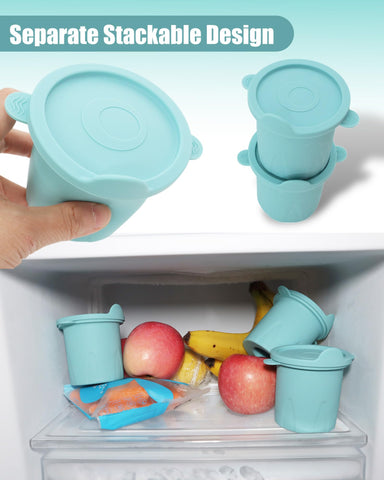 TOVICE, silicona grado alimentario sin BPA, segura para contacto con alimentos.