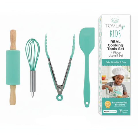 Tovla Jr. Espátula para niños, ideal para mezclar con seguridad