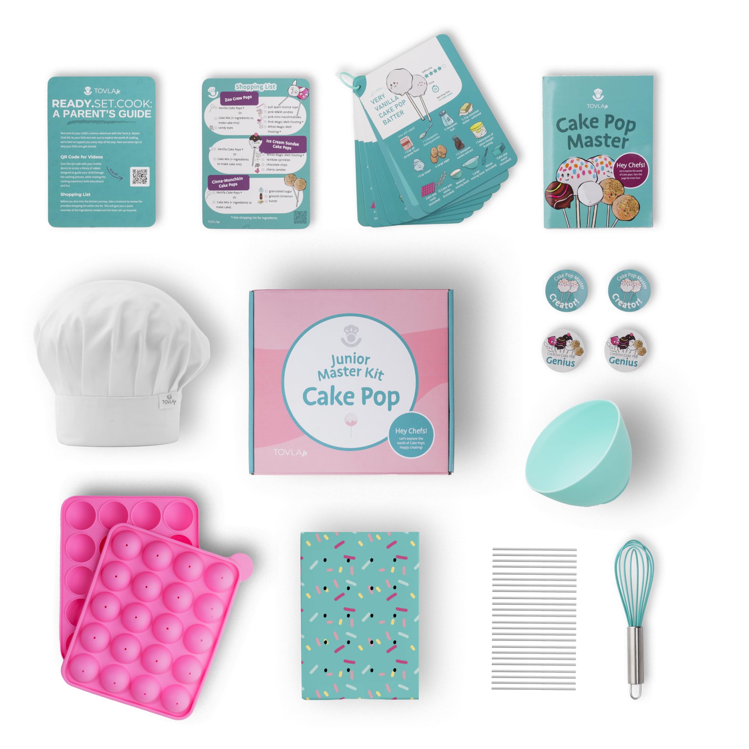 TOVLA JR tarjetas-recetas-visuales: guías claras paso a paso para niños.