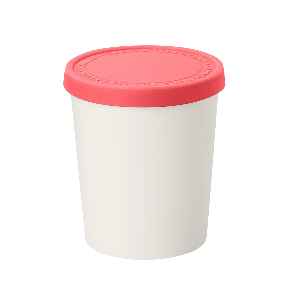 Tovolo Sweet Treat con tapa de silicona, sellado hermético para helado casero.