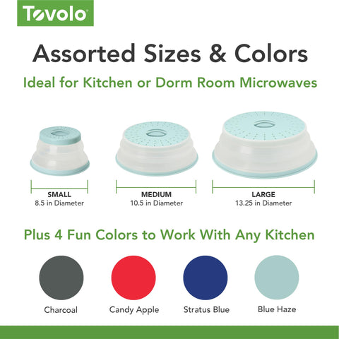 Tovolo tapa como colador frutas enjuague rápido y práctico