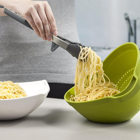 Towingo pinzas con soporte lateral, evitan que toquen la encimera sucia.