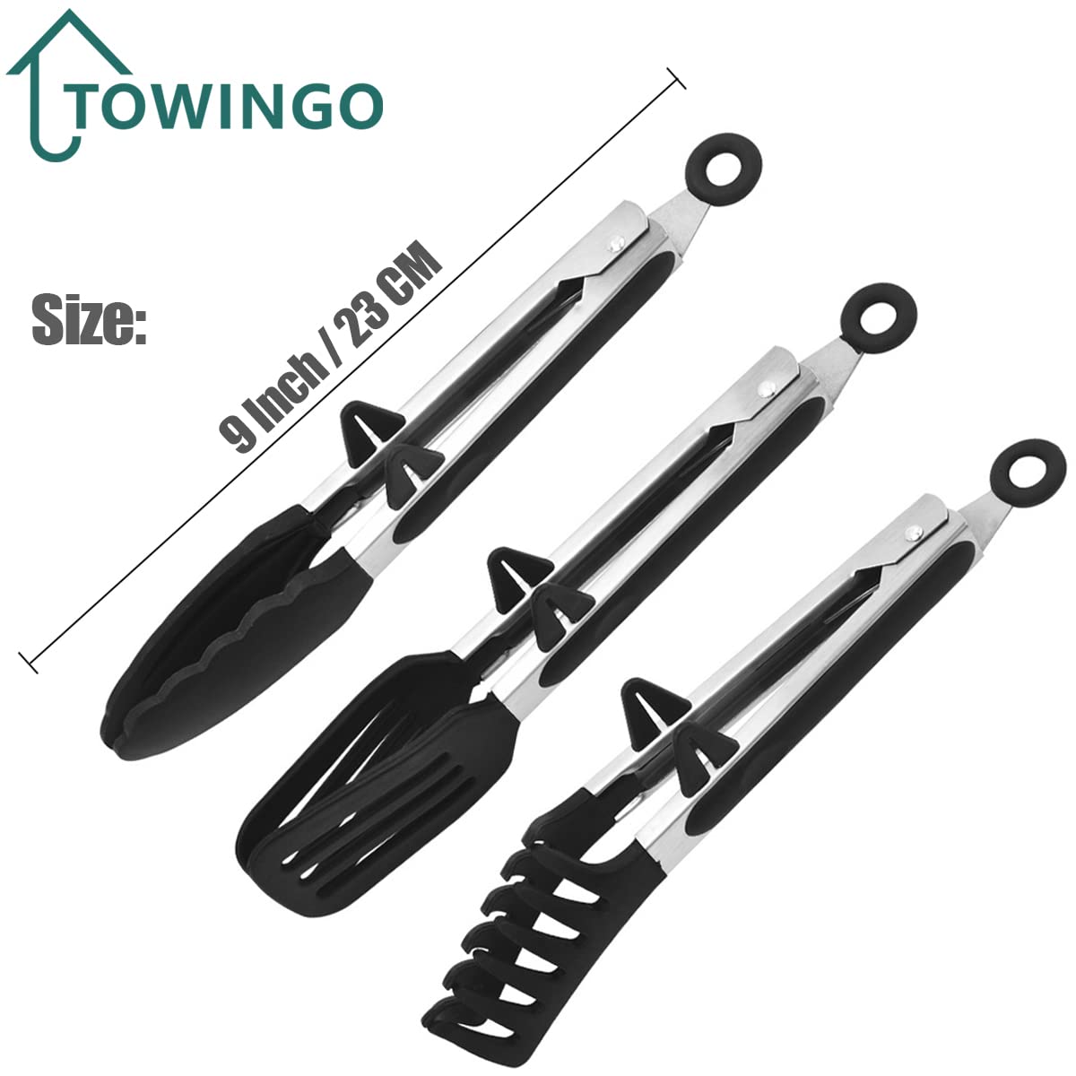 Mango ergonómico Towingo para agarre firme y seguro