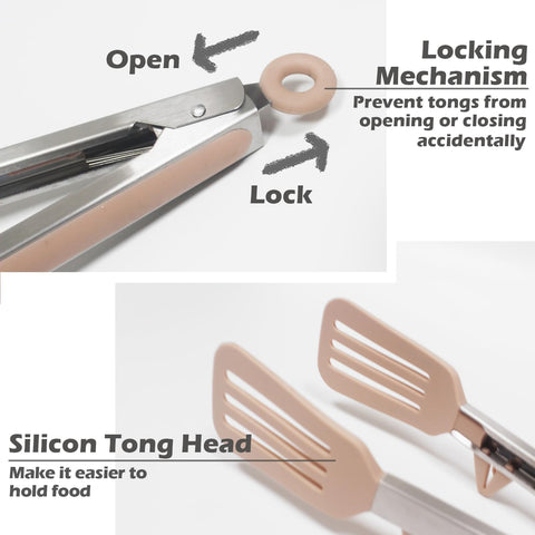 Pinzas TOWINGO con soporte lateral, práctico para dejar las pinzas sin tocar la mesa.