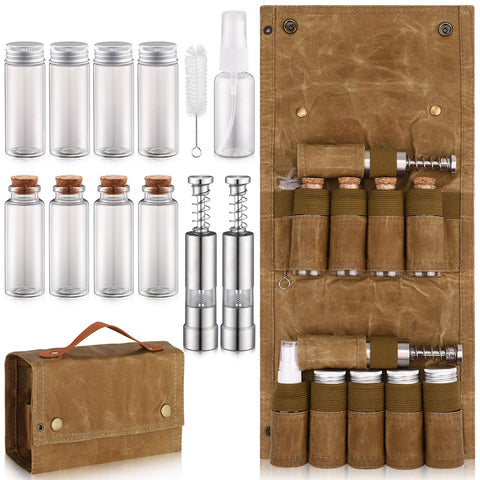 TOBWOLF kit de exterior para acampar y barbacoas con especias listas