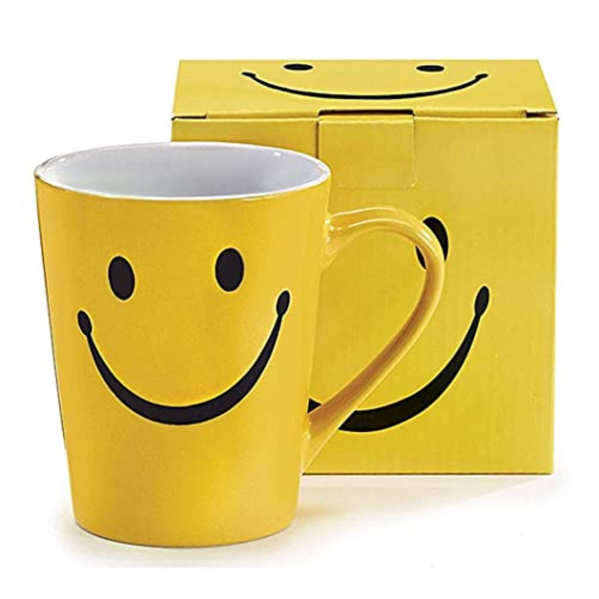 Taza Toy Zany con cara sonriente para café diario y confort