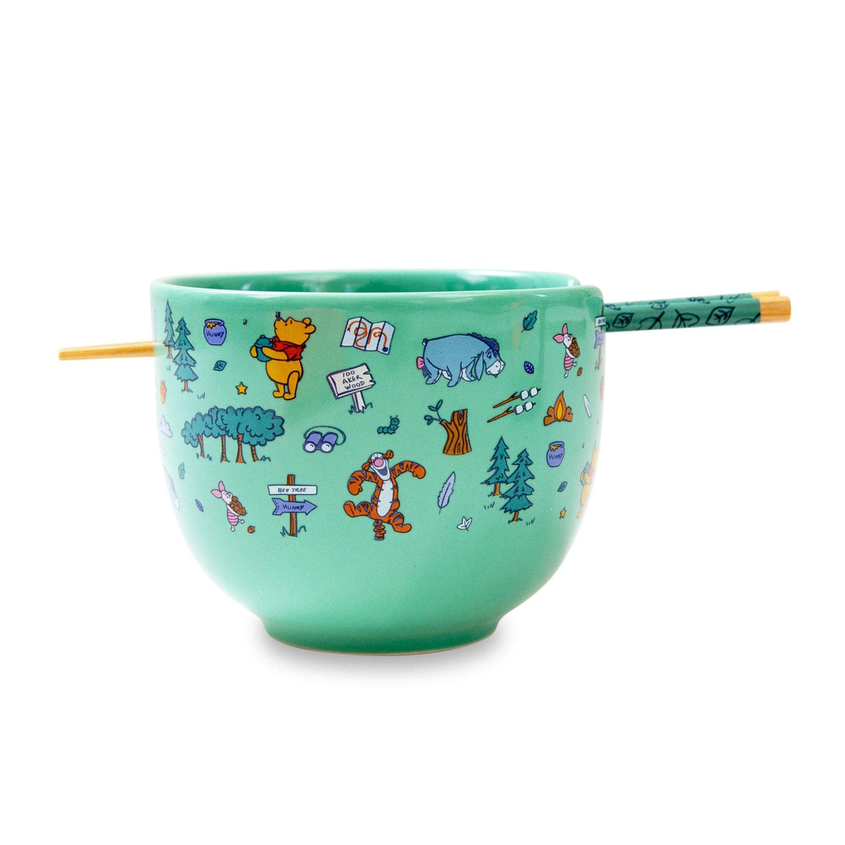 Toynk Winnie the Pooh tazón ramen 20 oz para porciones generosas.