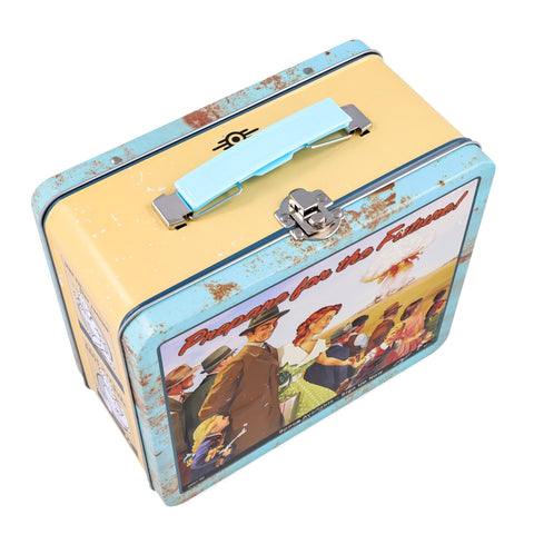 Toynk Vault-Tec lonchera, cierre seguro para almacenamiento diario