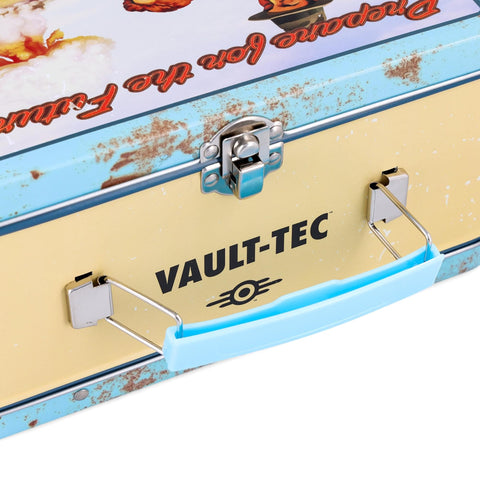 Toynk Vault-Tec lonchera, diseño embossado premium