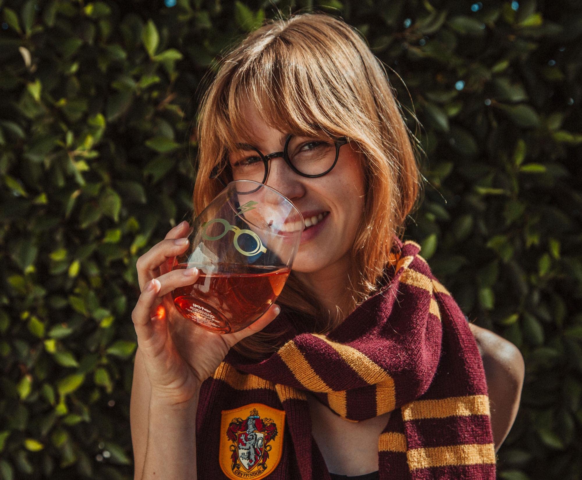 Toynk detalles dorados en copas Harry Potter para ocasiones especiales.