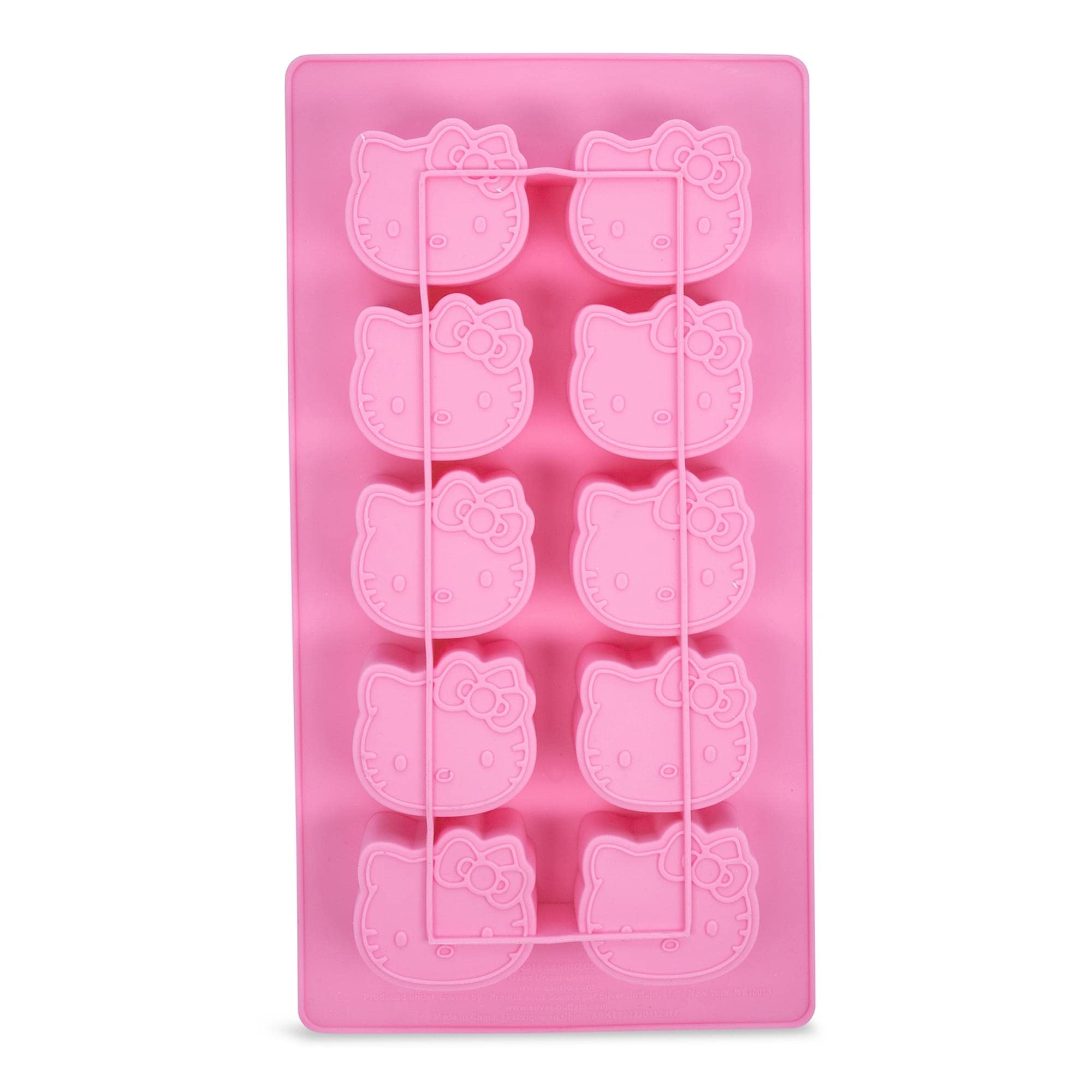 Toynk Hello Kitty molde silicona con lazo para bebidas divertidas