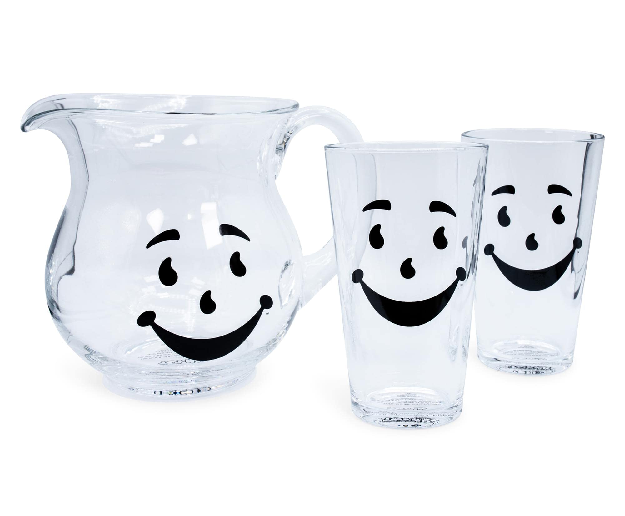 Kool-Aid Man jarra de cristal 64 oz para servir bebidas.