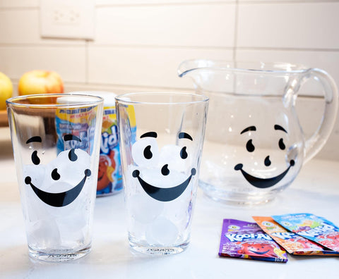 Kool-Aid Man vasos de pinta 16 oz segunda toma para fiestas.