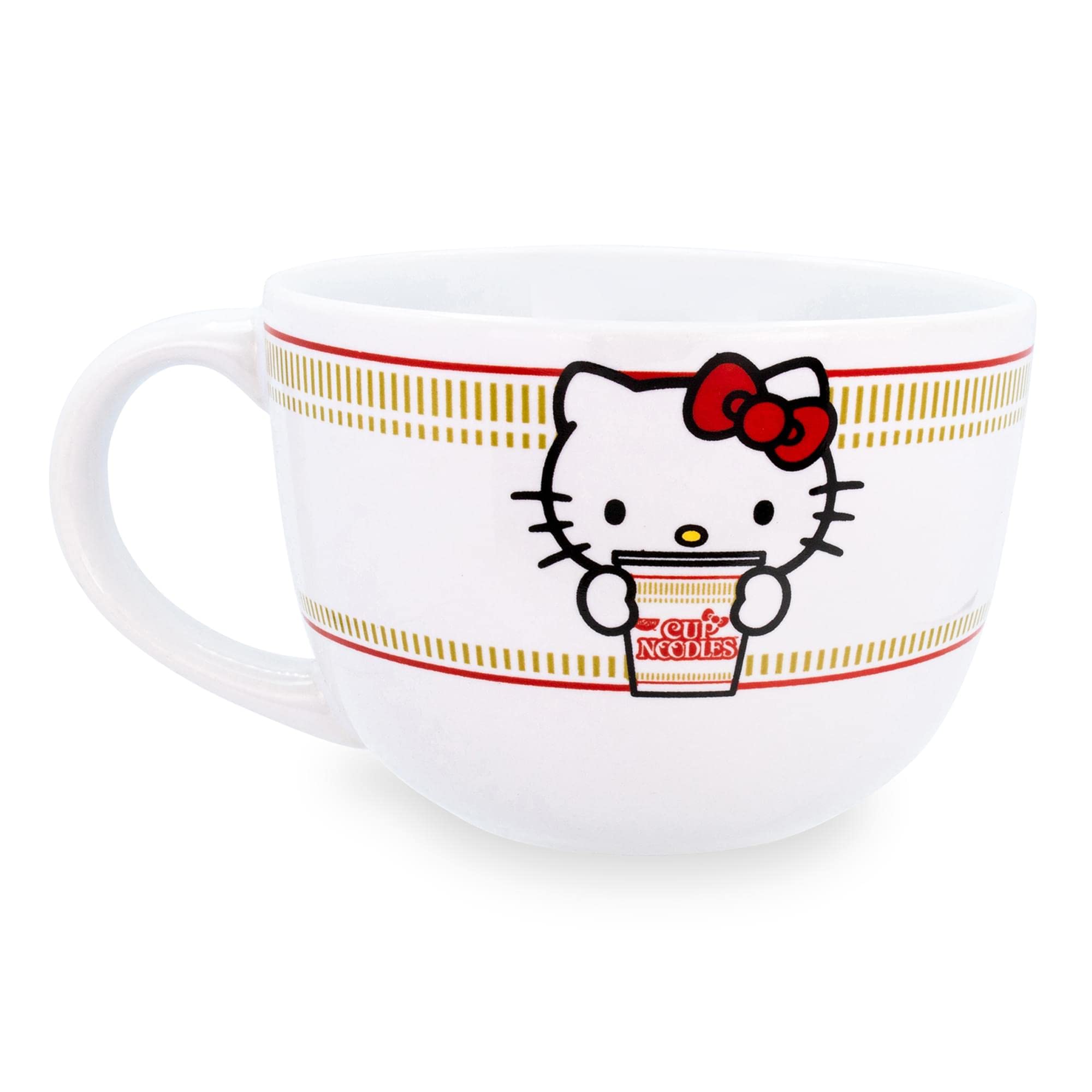 Toynk Hello Kitty x Nissin Cup Noodles, trasero: impresión divertida para la mesa