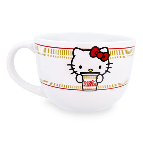 Toynk Hello Kitty x Nissin Cup Noodles, trasero: impresión divertida para la mesa