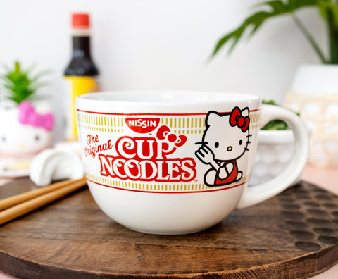 Toynk Hello Kitty x Nissin Cup Noodles, interior: cerámica apta para microondas