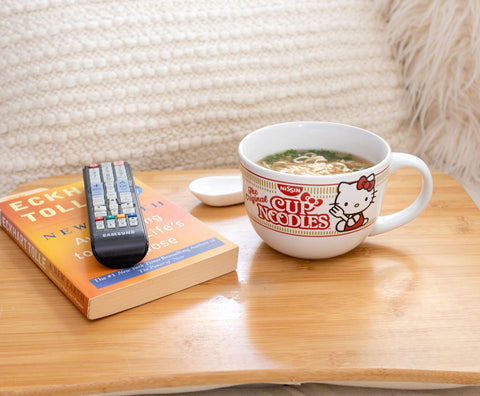 Toynk Hello Kitty x Nissin Cup Noodles, tamaño 24 oz: ideal para sopas y bebidas