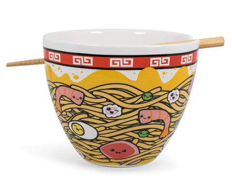 Toynk Sunken Noodles tazón ramen cerámico de 16 onzas, ideal para ramen abundante.