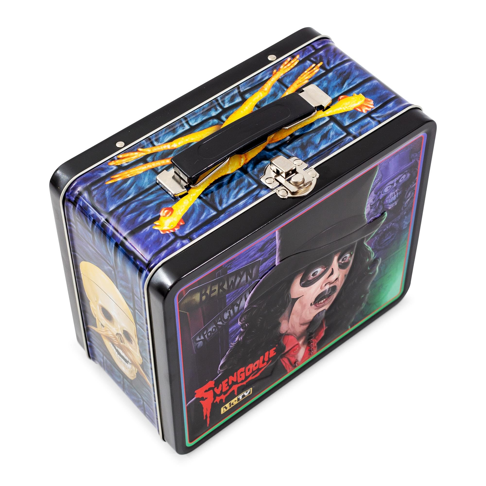 Toynk Svengoolie lonchera metal retro con pestillo seguro