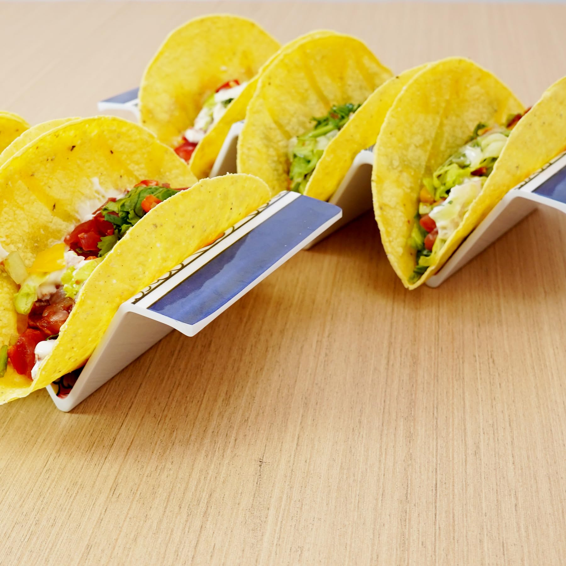 TP soportes-tacos-3-tacos, mantiene cada taco estable para servir.