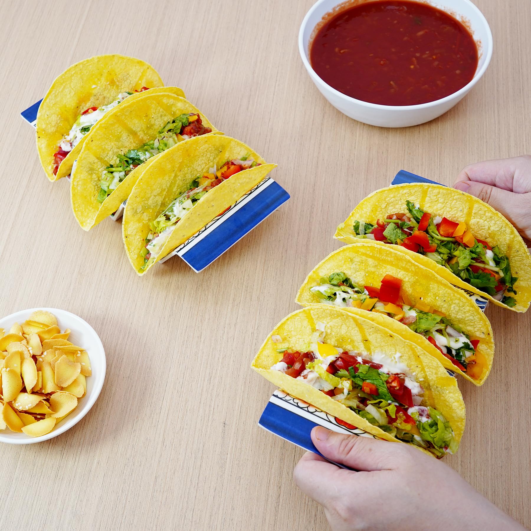 TP soportes-tacos-apto-lavavajillas, limpieza rápida tras la cena.