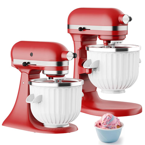 TPGSING cuenco de helado para KitchenAid, estabilidad para resultados consistentes en casa.
