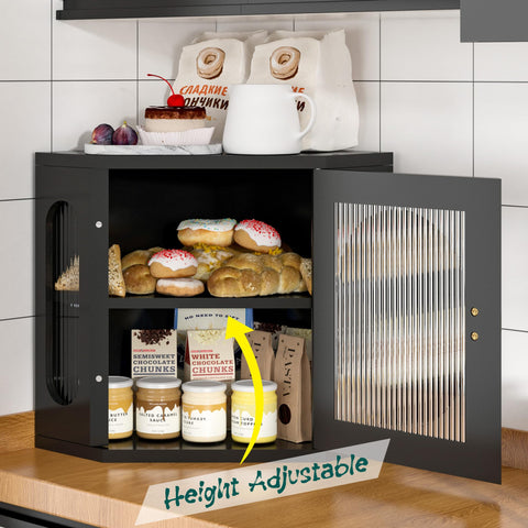Caja pan doble capas TQQDCI con divisor ajustable para panes variados.