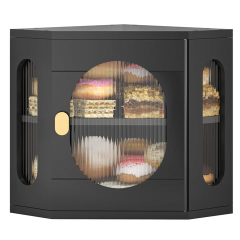 Caja de pan TQQDCI en esquina de la cocina, optimiza el espacio de la encimera.