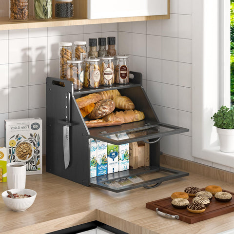 Panera TQQDCI de gran capacidad para panes y bollos, ideal para familias.