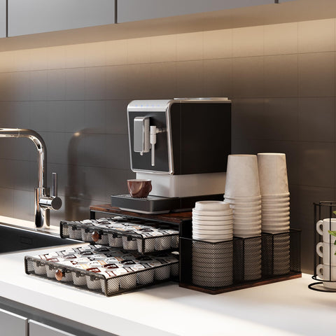 TQVAI diseño negro elegante para cocinas modernas.