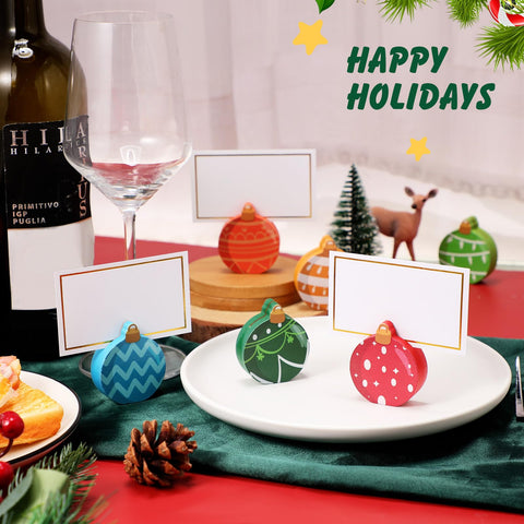 Tradder portafotos navidad, soporte para fotos y tarjetas con motivos de árbol.