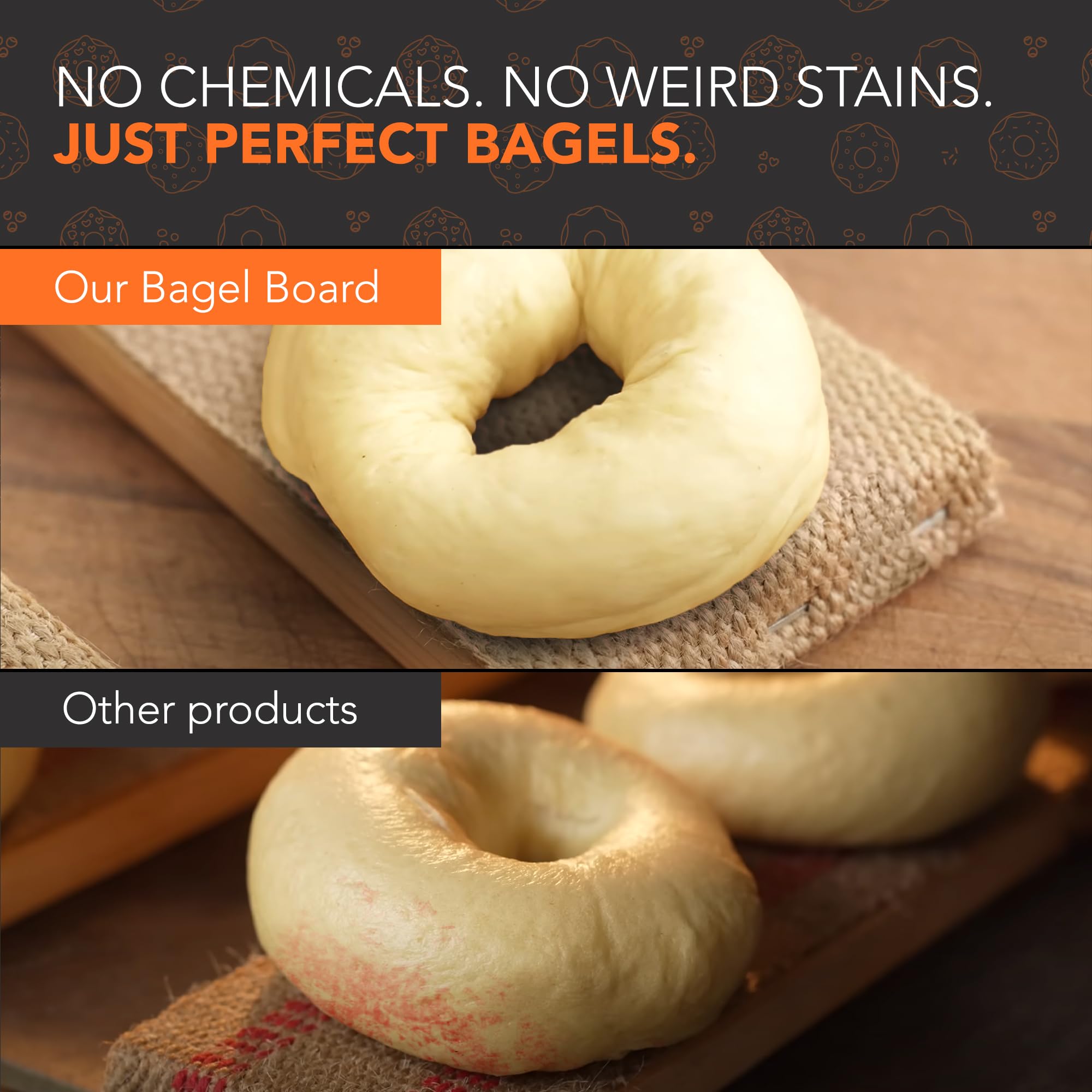 TraditionTools Bagel Board estilo Nueva York para bagels auténticos en casa.