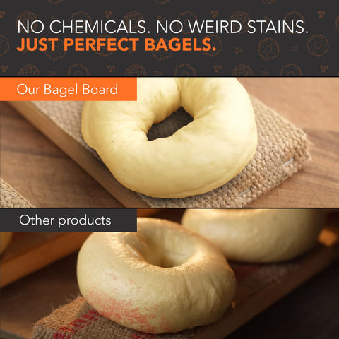 TraditionTools Bagel Board estilo Nueva York para bagels auténticos en casa.