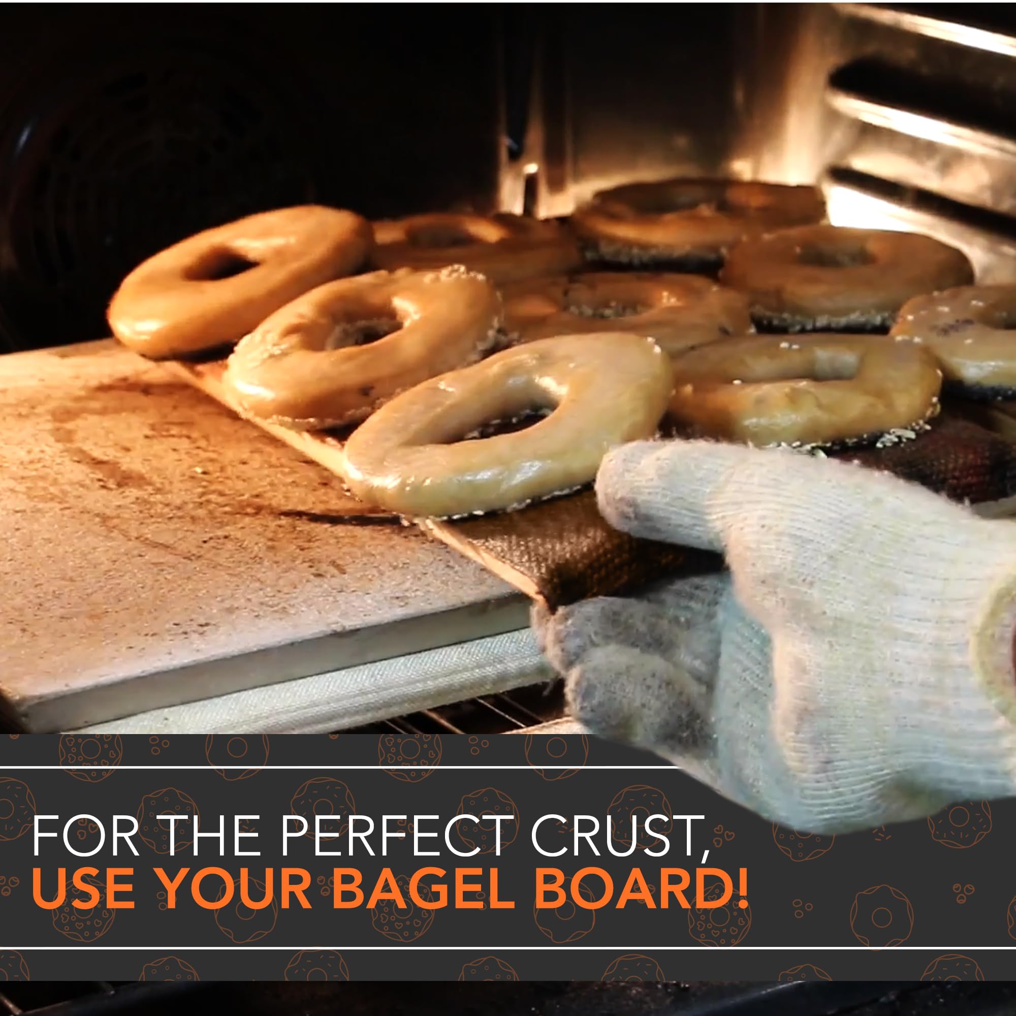 TraditionTools Bagel Board de 15,7 pulgadas para lotes grandes y consistentes.