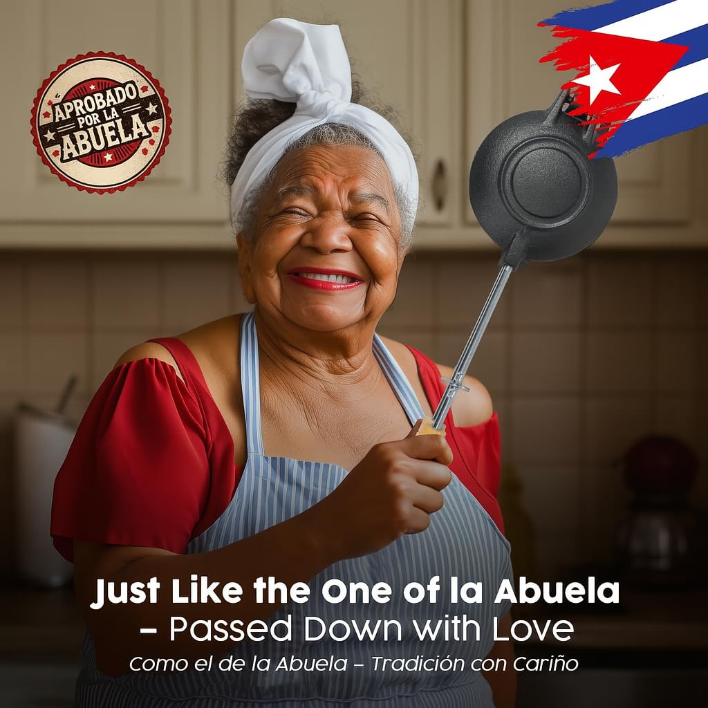 TraditionTools Disquera de Pan Cubano Redondo diseño compacto para cocina doméstica