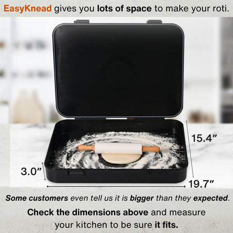 TraditionTools EasyKnead Roti Box diseño tradicional indio para cocina diaria