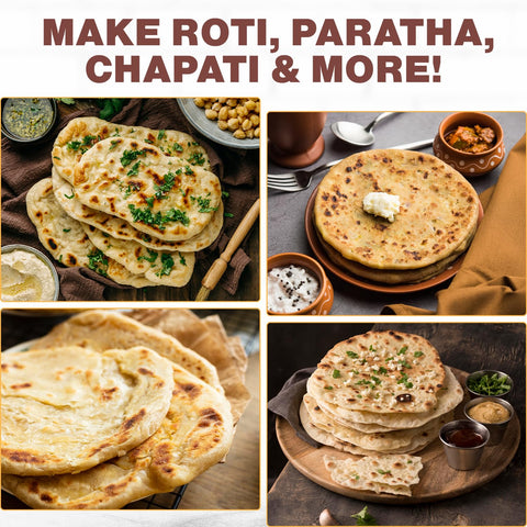 TraditionTools EasyKnead Roti Box uso múltiple para roti, paratha y puri
