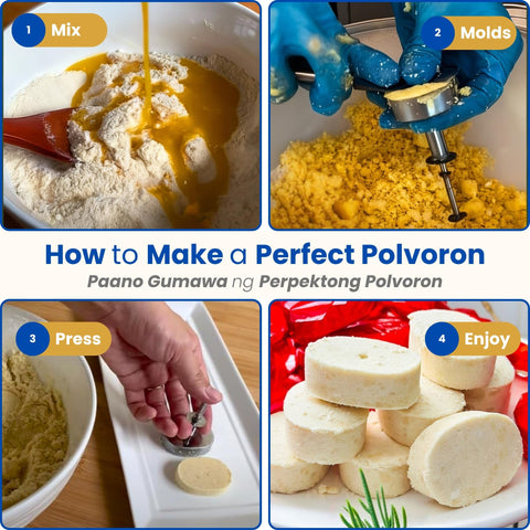 TraditionTools Polvoron Molder, perfecto para regalos y celebraciones filipinas.