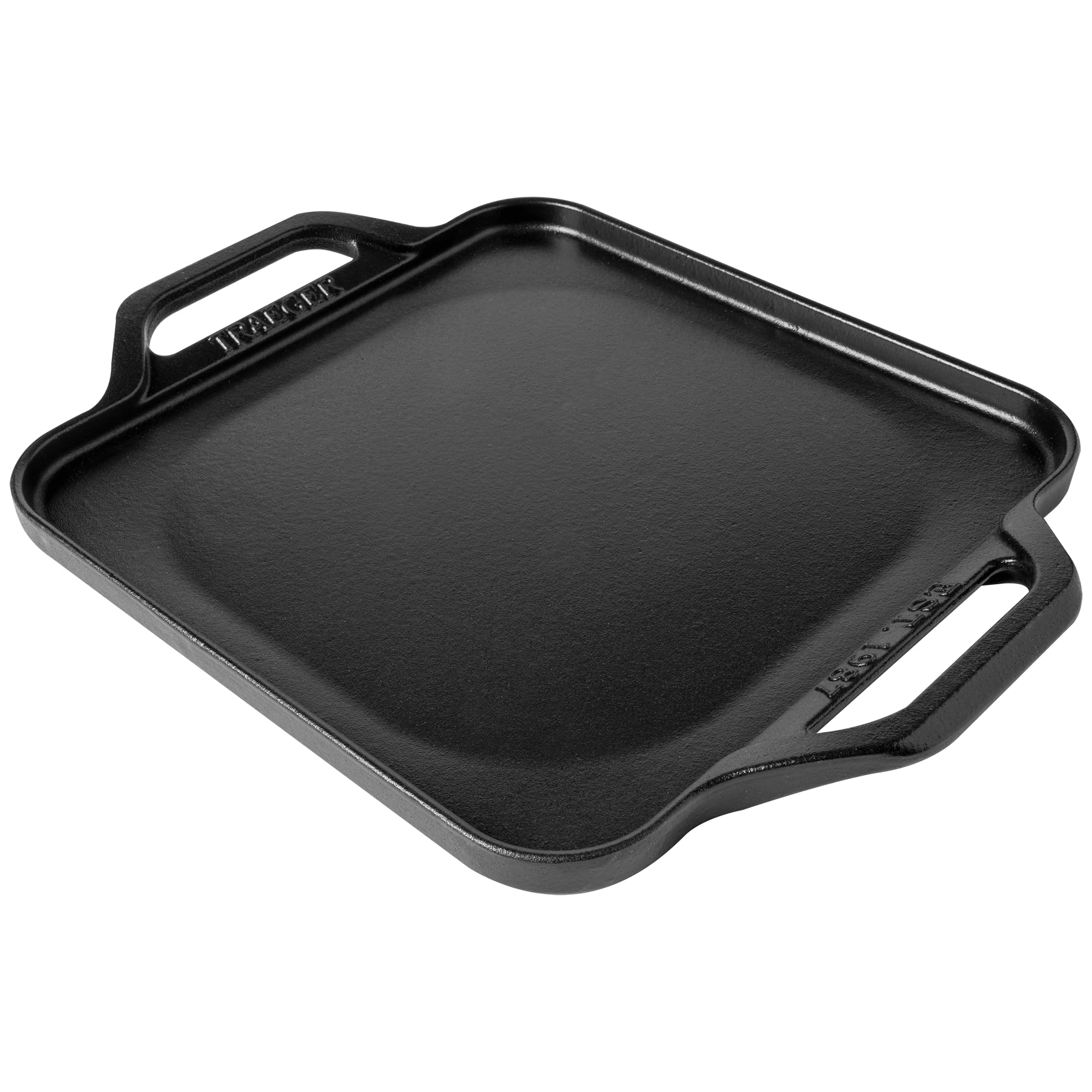 Traeger BAC620 sartén de hierro esmaltado para inducción de 11,5 pulgadas, listo para sellar a alta temperatura