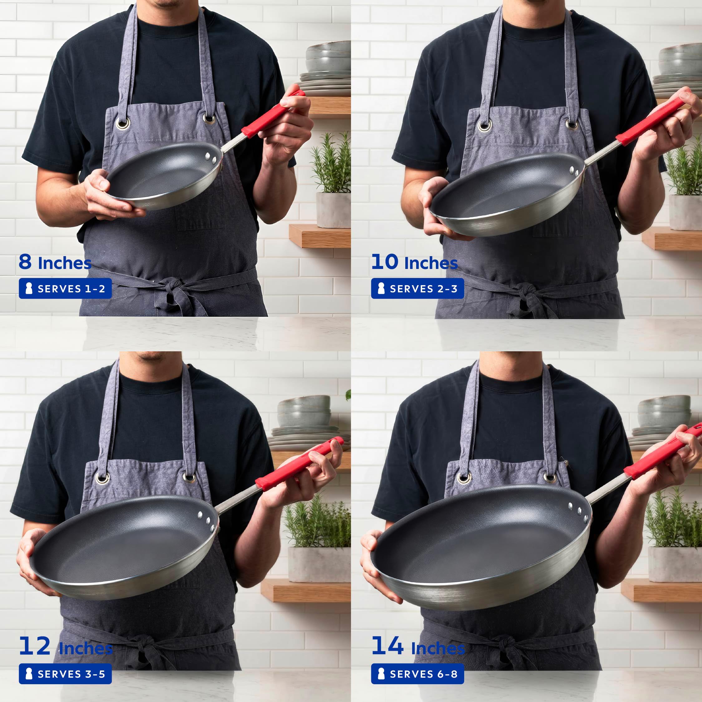 Tramontina sartén dentro de horno sin funda, ventaja: resistente al calor