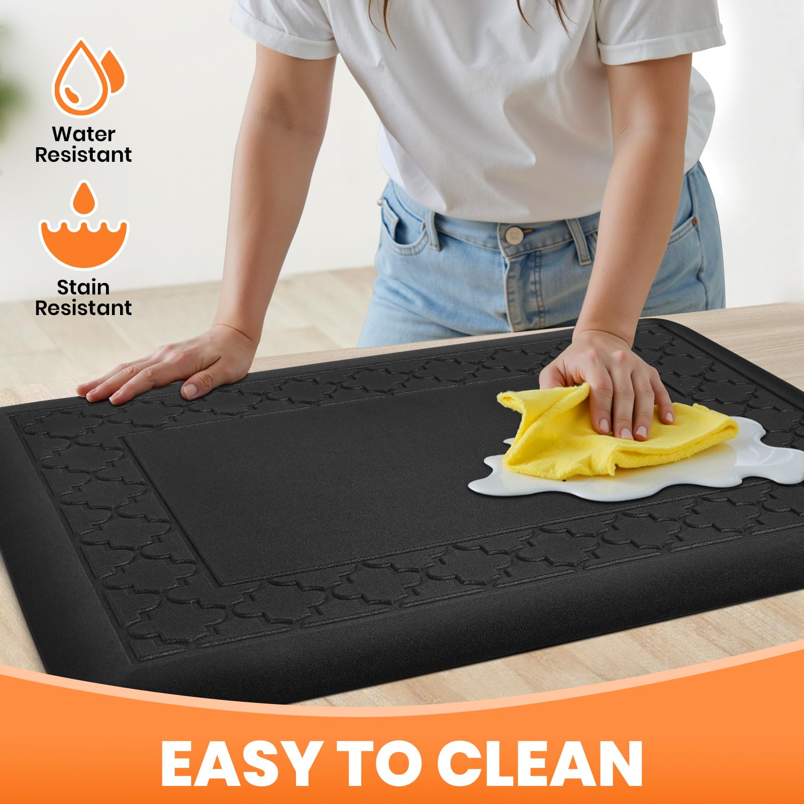 Tapete de cocina impermeable y resistente a manchas TranquilMoments.