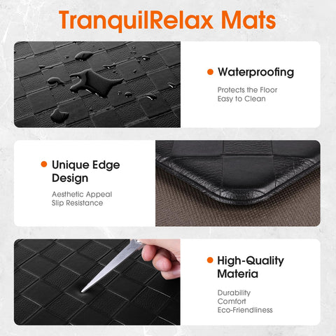 Alfombra de cocina TranquilRelax PVC premium ofrece durabilidad y soporte.