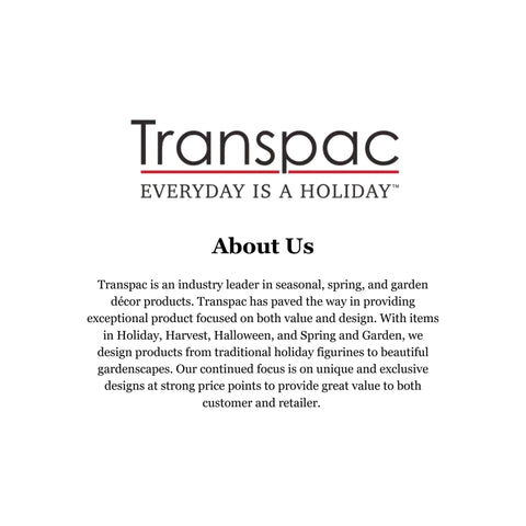 Transpac Santa multicolor, regalo decorativo y práctico para la mesa navideña.