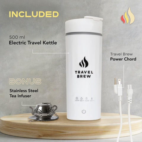 Travel Brew base antideslizante y sello seguro para evitar derrames