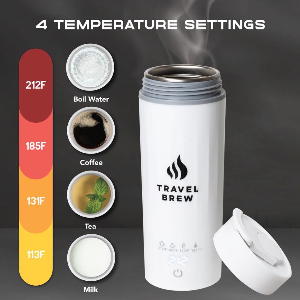 Travel Brew interior de acero 304 libre de BPA para seguridad