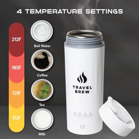 Travel Brew interior de acero 304 libre de BPA para seguridad