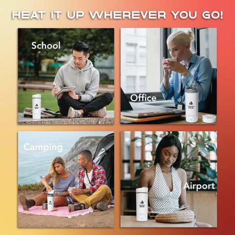 Travel Brew pantalla LCD con 4 temperaturas para bebidas perfectas