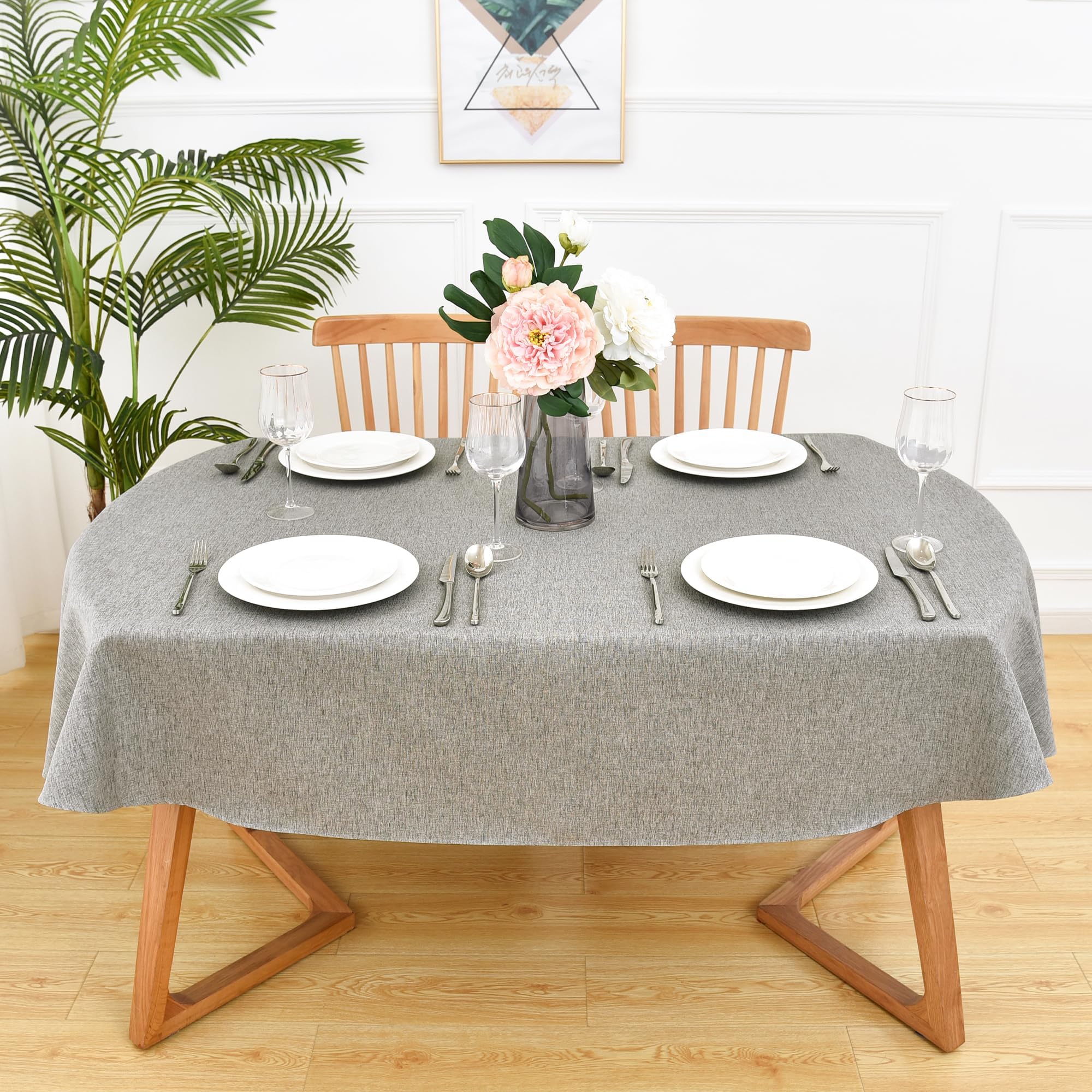 Fácil de doblar y guardar, mantel Trczzone para cualquier mesa.
